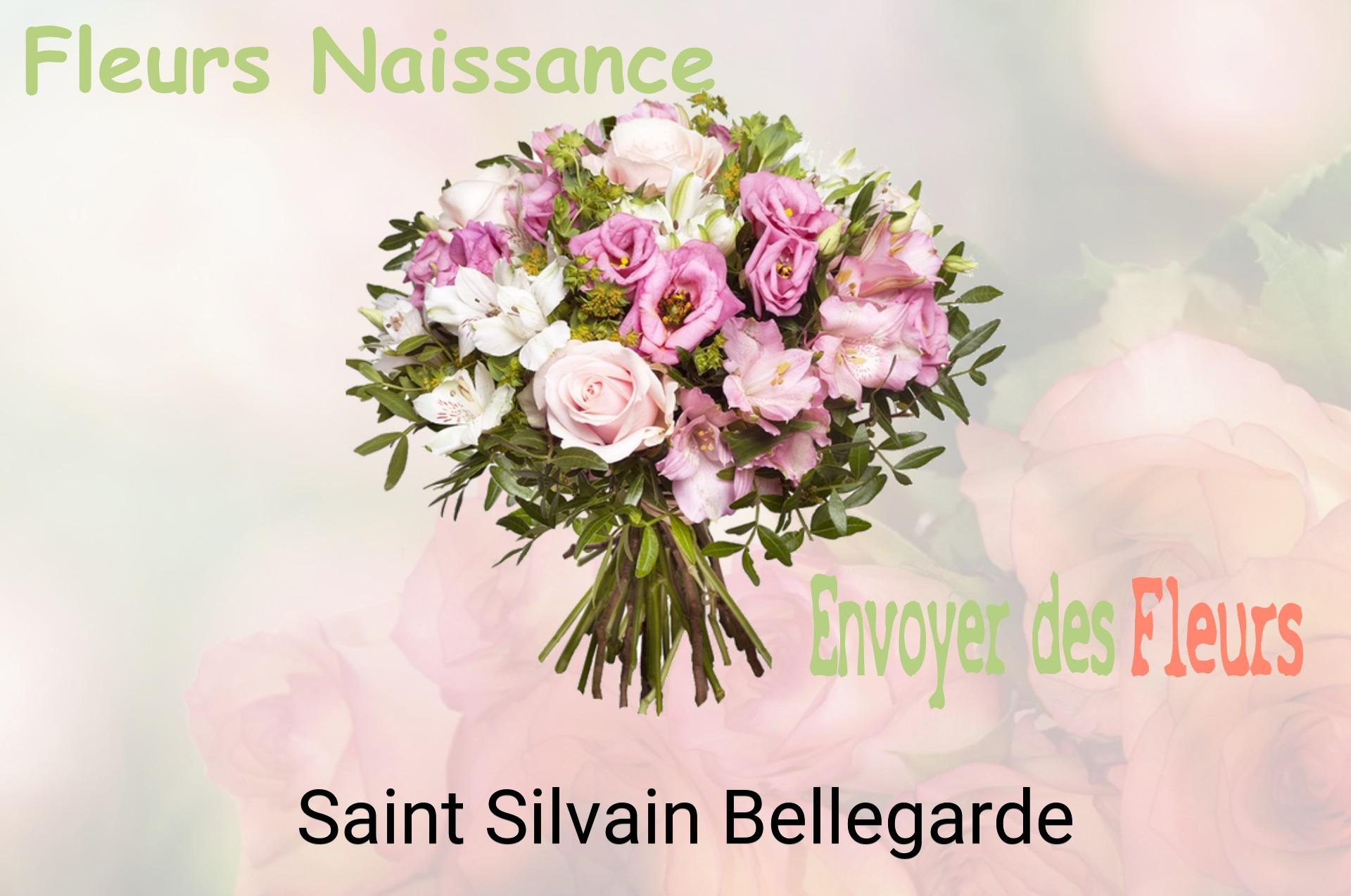 Bouquet de fleurs de naissance livré à Saint-Silvain-Bellegarde